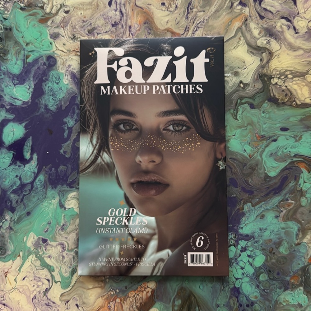 Fazit Gold Speckles Glitter Freckles ✨ Temporary Patches - Multiple Available ✨